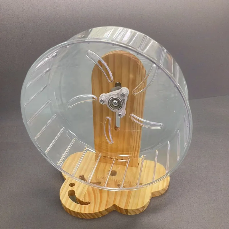 Hamster Cage Wheel - Roda Lari Hamster Transparan Tanpa Suara