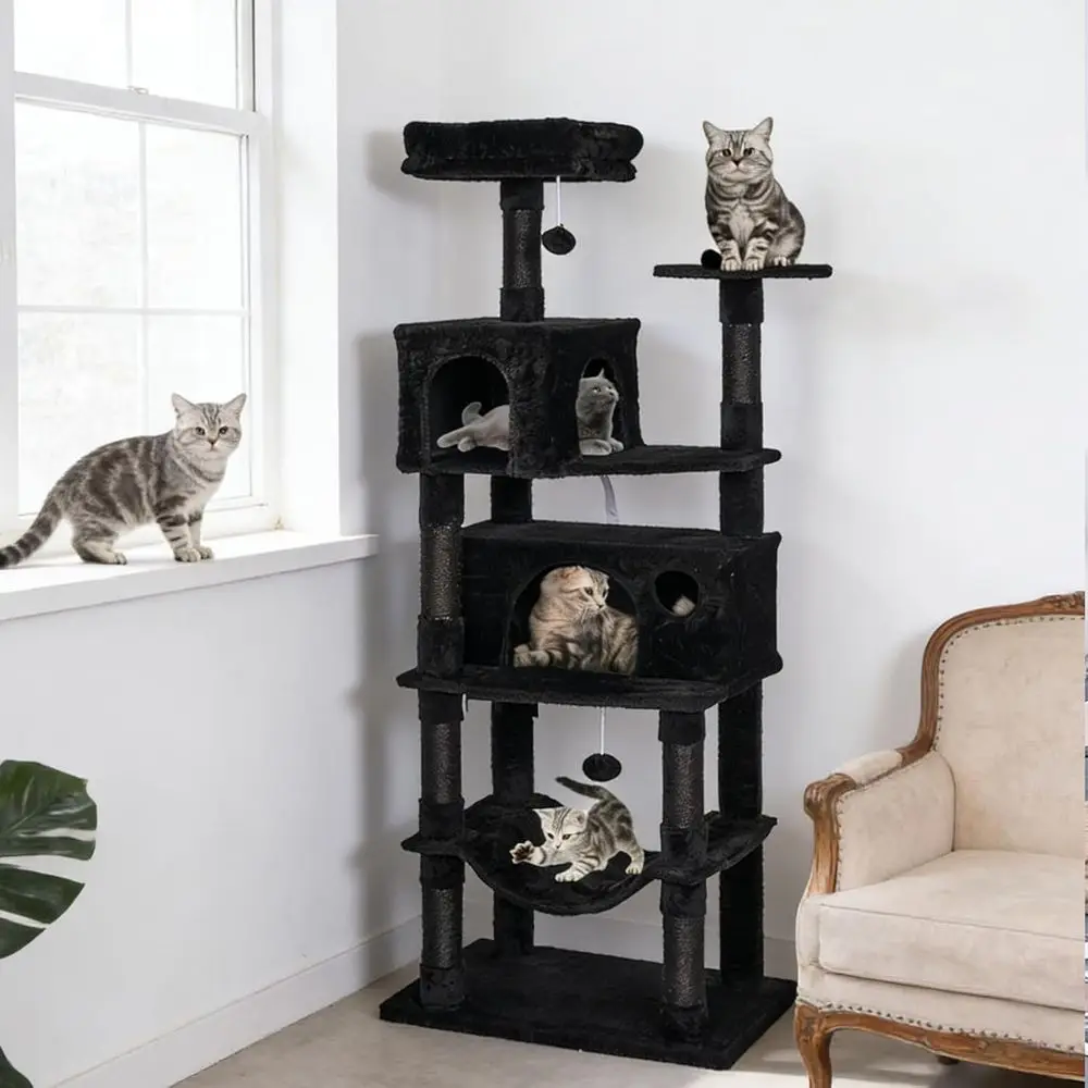 Cat Scratching Post - Menara Kucing XL 67 Tingkat untuk