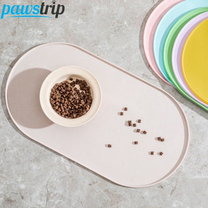 Pet Supplies Is Food - Alas Makan Hewan Peliharaan Oval 45.5X24.5Cm