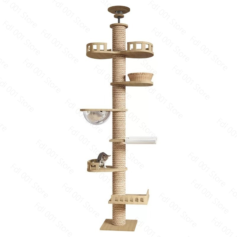 Cat Scratching Post - Rumah Pohon Kucing yang Dapat Disesuaikan,