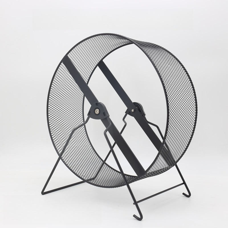 Roda Lari Logam Anti Bising 32 - Hamster Cage Wheel ulasan dan harga