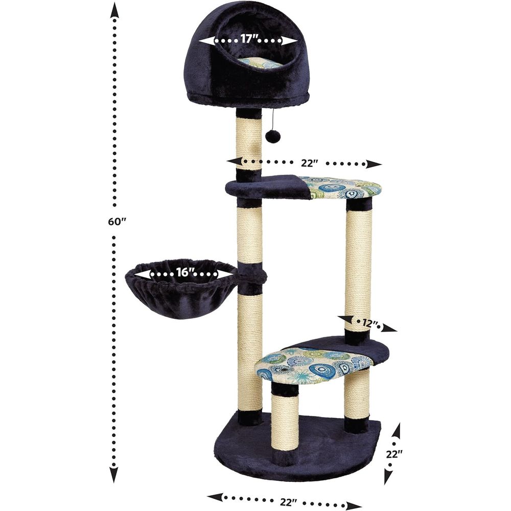 West Homes or Pets Cat Tree Re - Cat Scratching Post ulasan dan harga