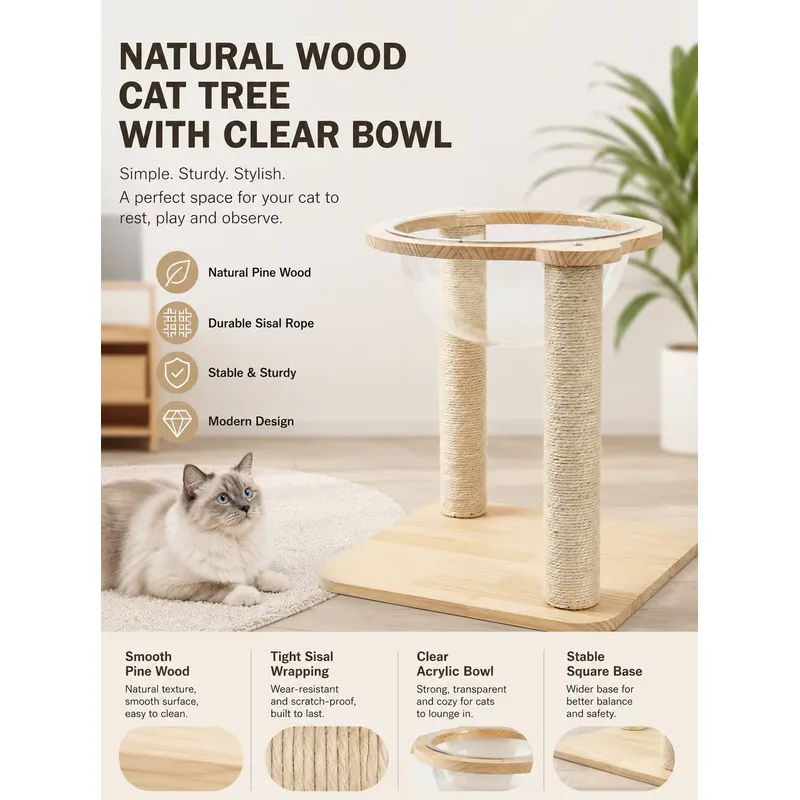 Menara Kucing Ramah Lingkungan - Cat Scratching Post ulasan dan harga