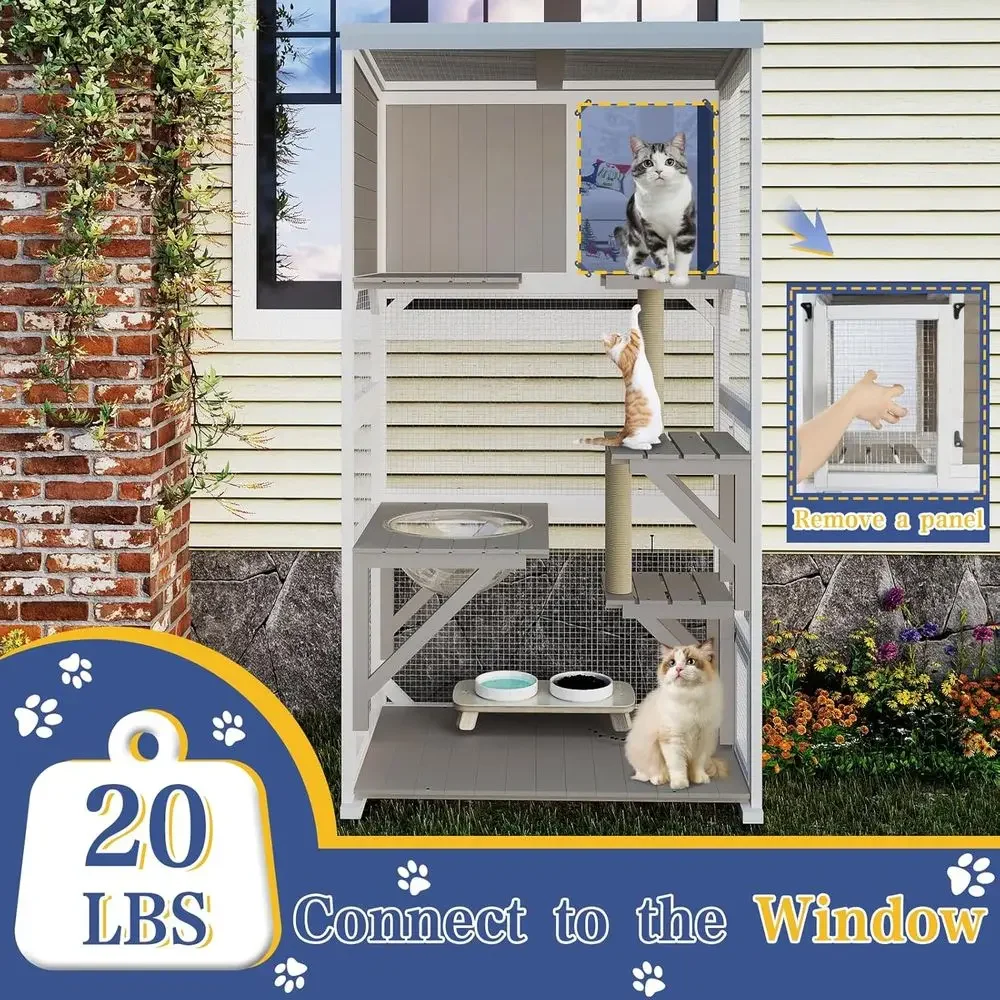 Kandang Kucing Luar Ruangan de - Cat Scratching Post ulasan dan harga