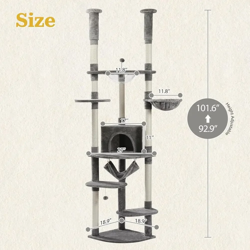 Menara Kucing dengan Tinggi ya - Cat Scratching Post ulasan dan harga
