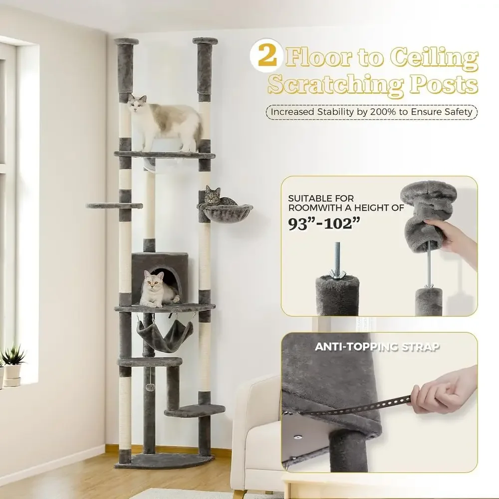 Menara Kucing dengan Tinggi ya - Cat Scratching Post ulasan dan harga