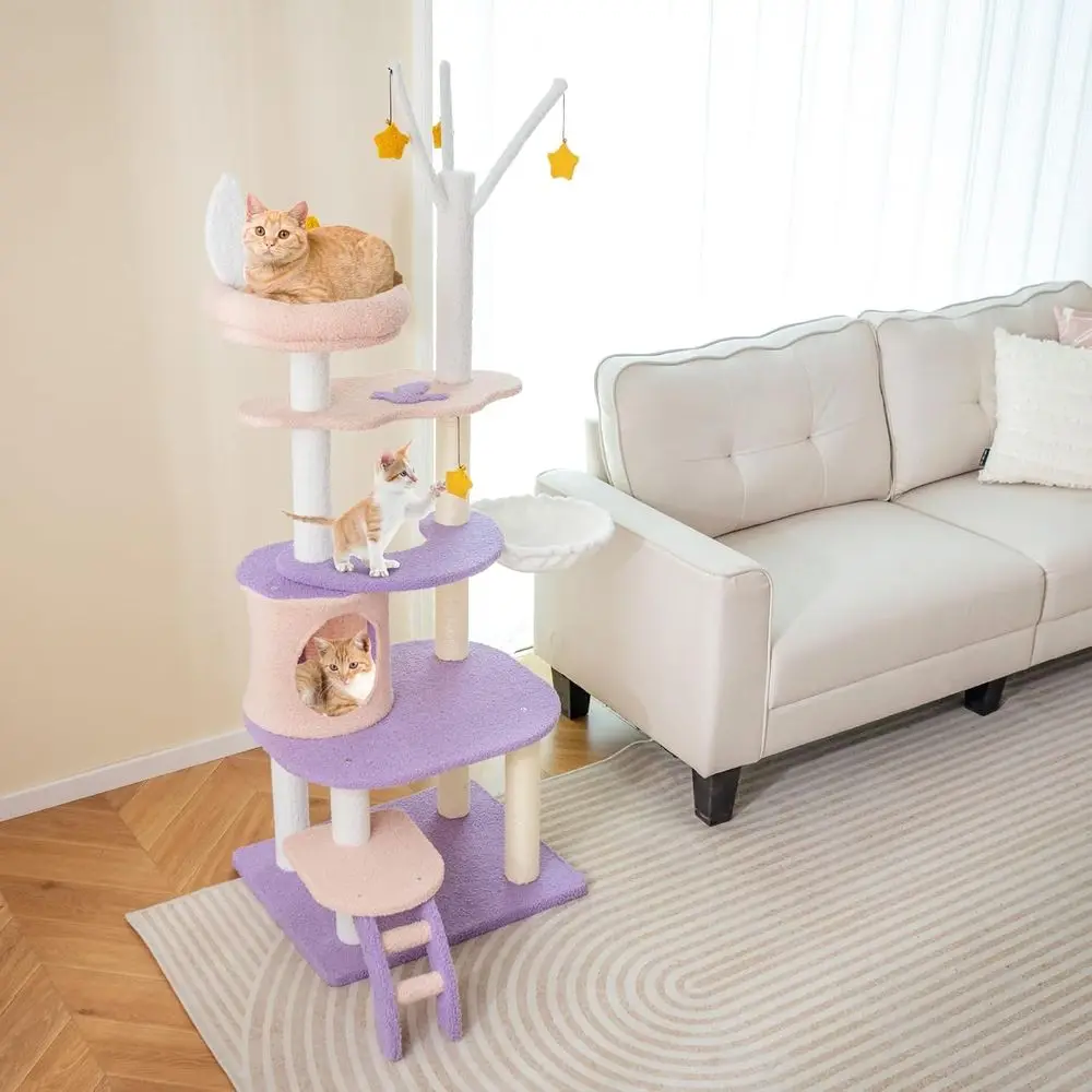 Menara Kucing Multi-Level 62-I - Cat Scratching Post ulasan dan harga