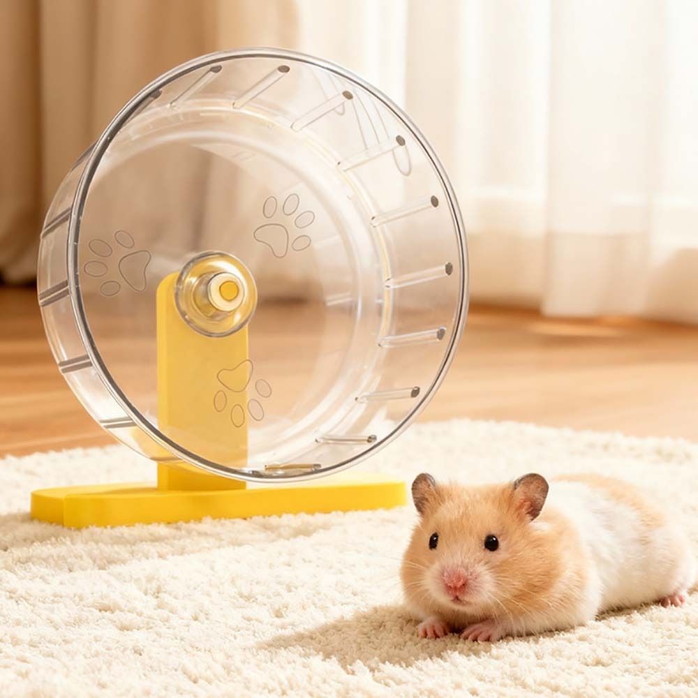 Roda Lari Hamster Senyap Mudah - Hamster Cage Wheel ulasan dan harga