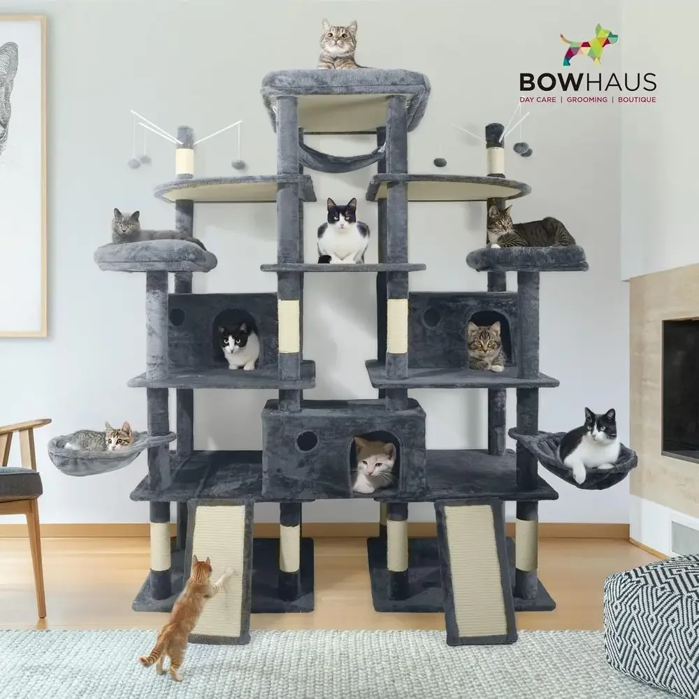 Menara Kucing Tinggi 80 Inci u - Cat Scratching Post ulasan dan harga