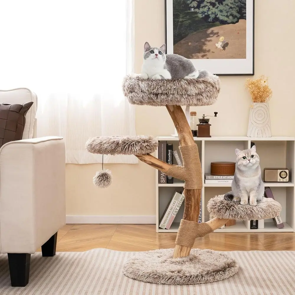 Menara Kucing Kayu Multi-Tingk - Cat Scratching Post ulasan dan harga