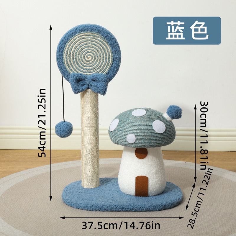 Papan Cakar Kucing Bentuk Loll - Cat Scratching Post ulasan dan harga