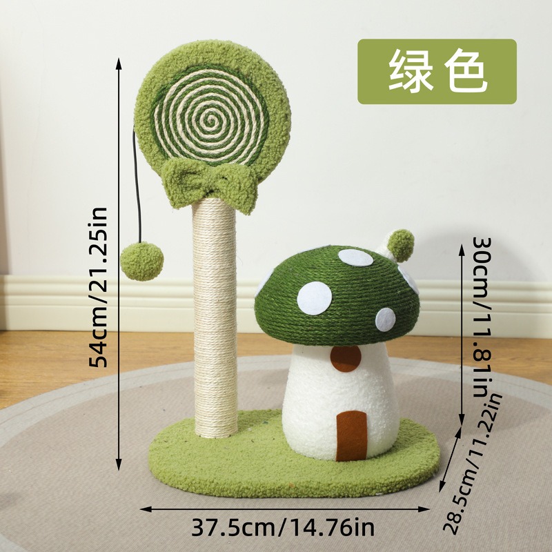 Papan Cakar Kucing Bentuk Loll - Cat Scratching Post ulasan dan harga