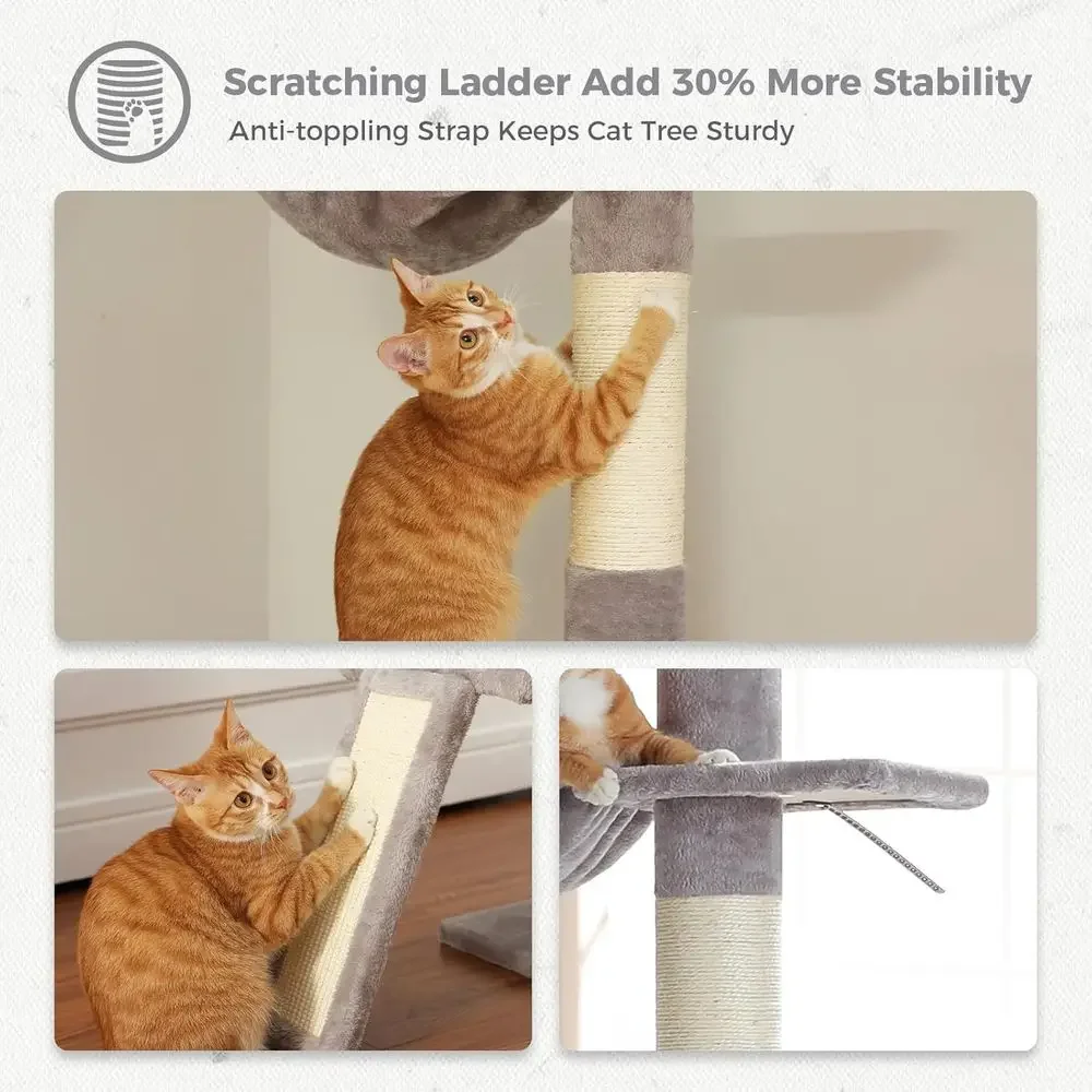 Pohon Kucing 5 Tingkat yang Da - Cat Scratching Post ulasan dan harga
