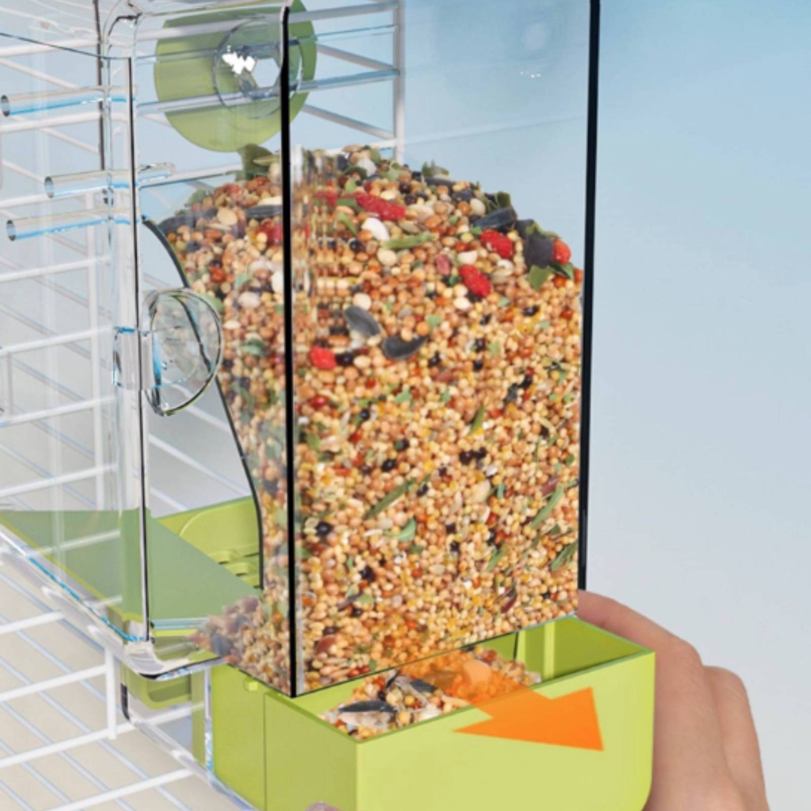 Pengumpan Pemisah Biji-bijian  - Pet Supplies Us ulasan dan harga