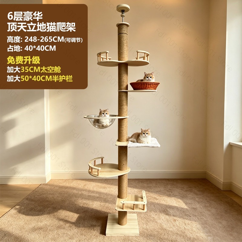 Rumah Pohon Kucing yang Dapat  - Cat Scratching Post ulasan dan harga