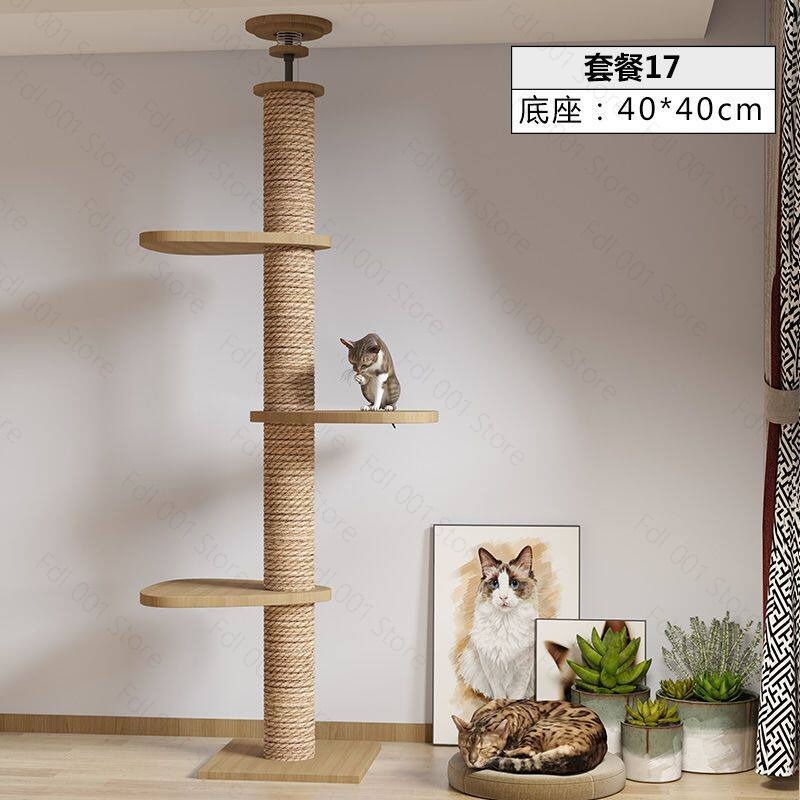 Rumah Pohon Kucing yang Dapat  - Cat Scratching Post ulasan dan harga