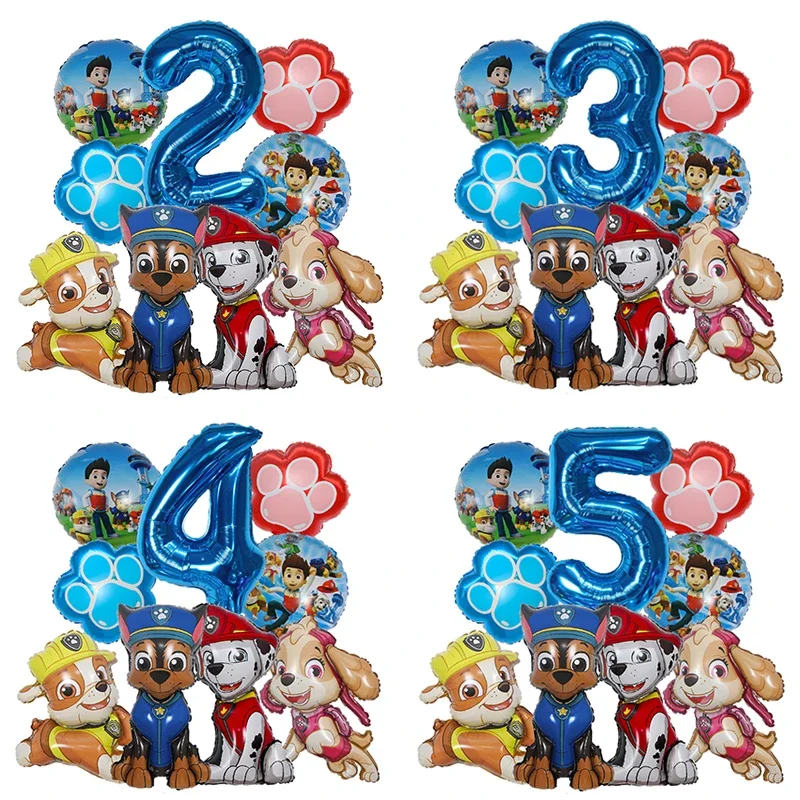 9pcs Balon Foil Kartun Paw Pat - Pet Supplies In ulasan dan harga