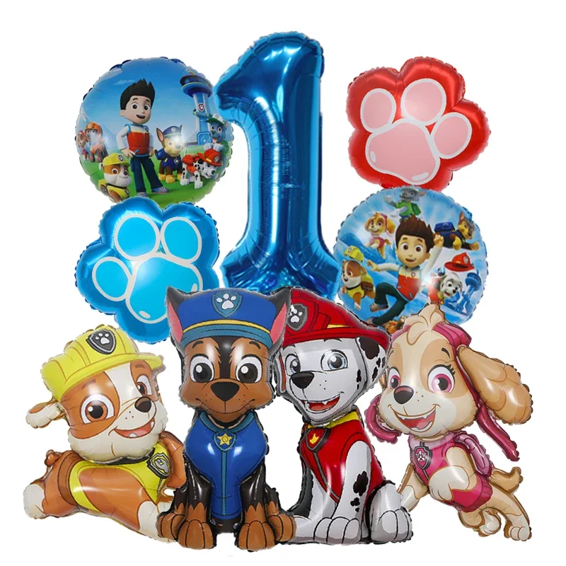 9pcs Balon Foil Kartun Paw Pat - Pet Supplies In ulasan dan harga